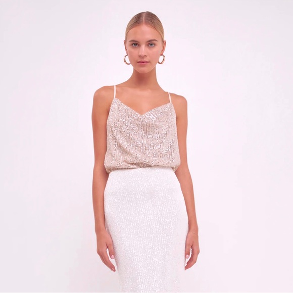 AMERICAN EAGLE ROSE GOLD SEOUIN
TANK COWL - Picture 2 of 2